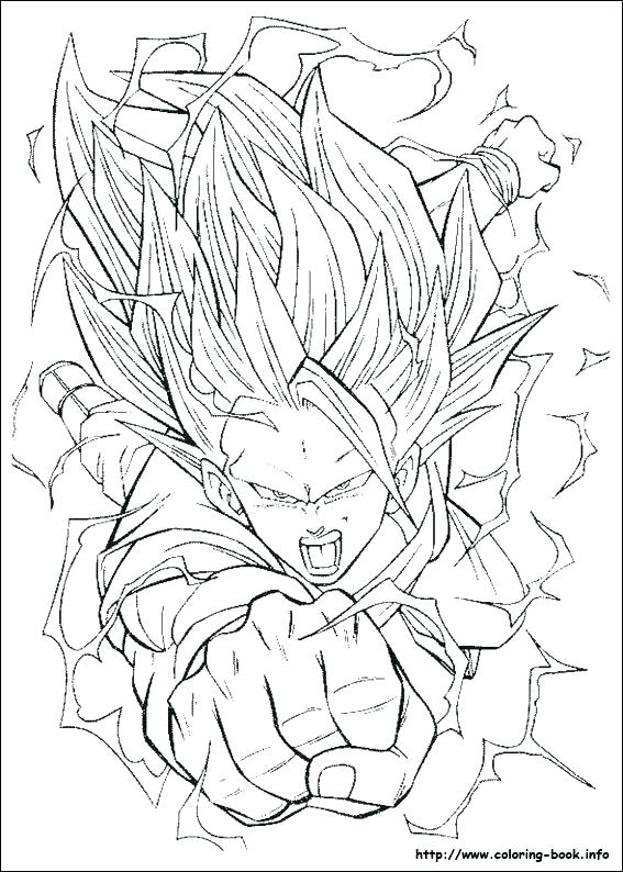 Goku Super Saiyan 3 Coloring Pages at GetColorings.com | Free printable ...