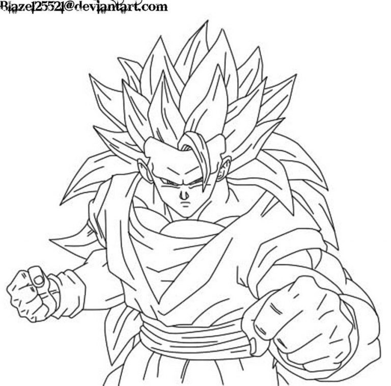 Dragon Ball Z Coloring Pages Goku Super Saiyan 3 Fresh 768x758 Dragon Ball Z Coloring Pages Goku Super Saiyan 3 Fresh