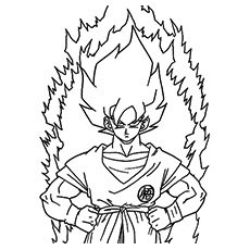 230x230 Top 20 Free Printable Dragon Ball Z Coloring Pages Online