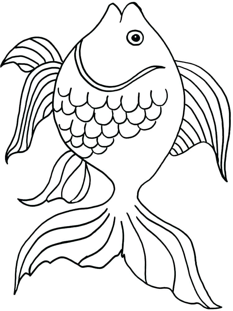 Goldfish Coloring Page at GetColorings.com | Free printable colorings ...