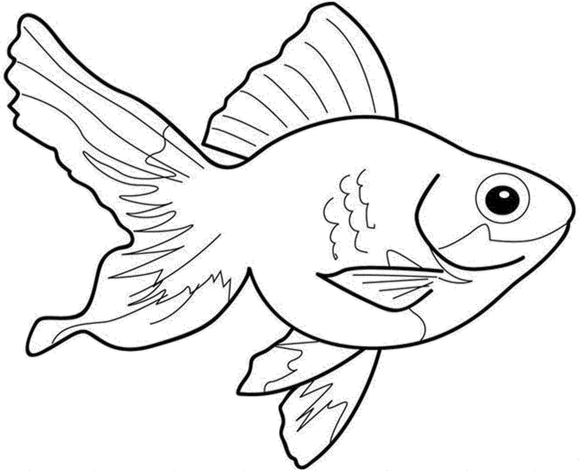 2000x1628 Goldfish Coloring Page Impressive 26 606 Arilitv Japanese Goldfish