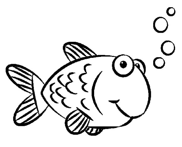 580x468 Goldfish Coloring Pages Kids Coloring Pages Goldfish