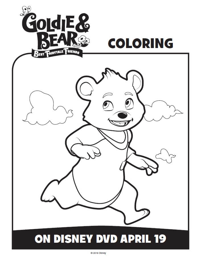 706x913 Disney Junior Goldie And Bear Coloring Pages Amp Activity Sheets