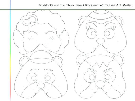 570x428 Goldilocks Coloring Pages And The Three Bears Three Bears Coloring