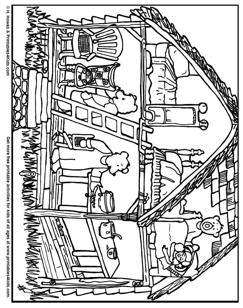 790x1004 Fascinating Goldilocks And The Bears Hidden Picture Activity