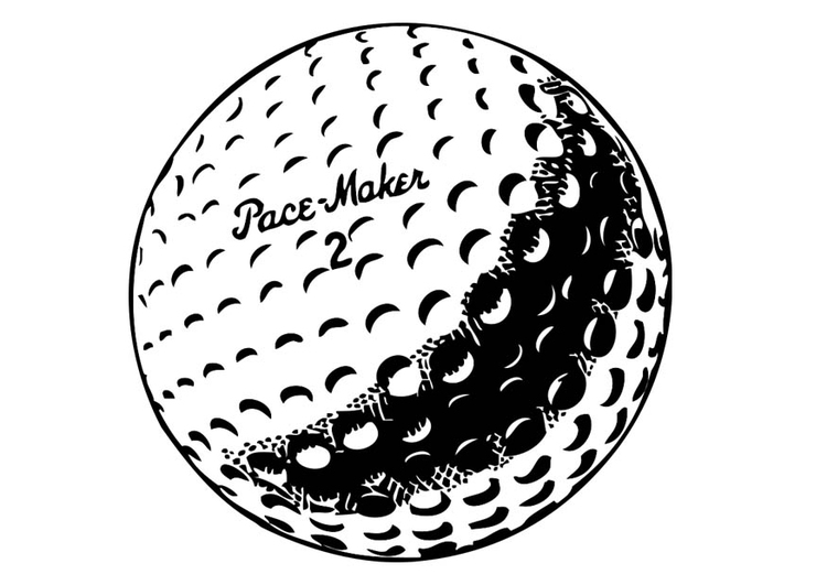 Coloring Page Golf Ball 750x531 Coloring Page Golf Ball