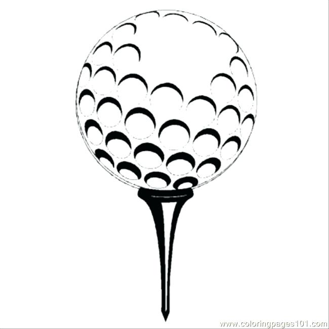 650x650 Golf Coloring Page S Golf Course Coloring Pages