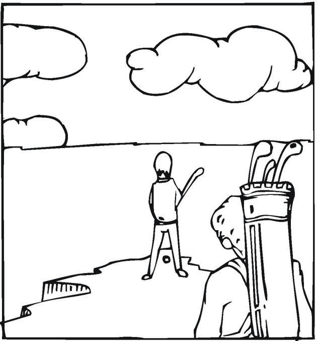 630x677 Golf 3 Coloring Page