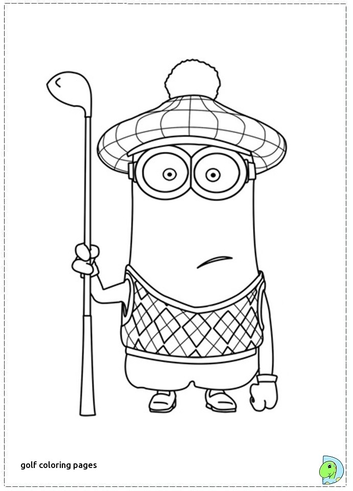 691x960 Golf Coloring Pages