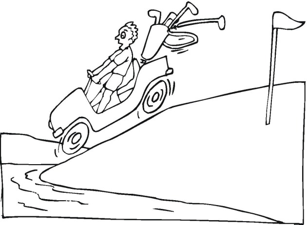 630x462 Golf 2 Coloring Page