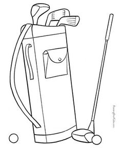 236x288 Make A Hole In One With This Golf Coloring Page. Free Coloring