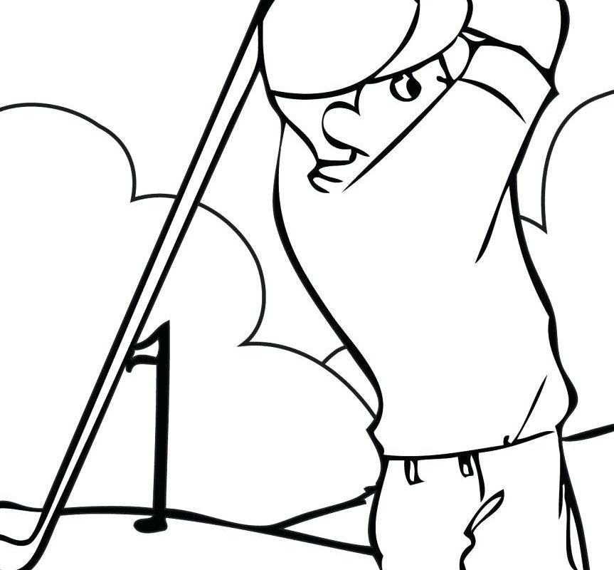 Introducing Golfloring Pages Page Printlor Craft Minion Golfer 863x800 Introducing Golfloring Pages Page Printlor Craft Minion Golfer