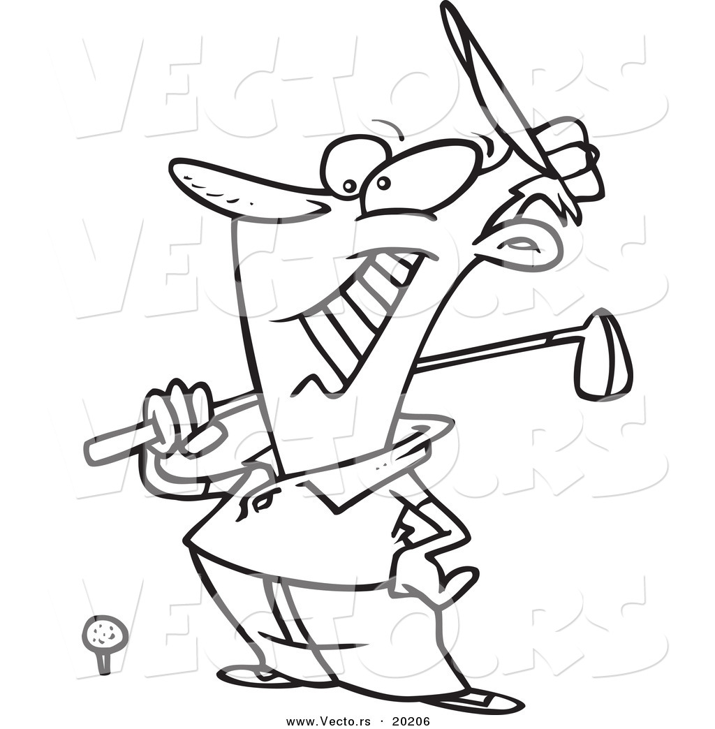 Vector Of A Cartoon Man Grinning 1024x1044 Vector Of A Cartoon Man Grinning