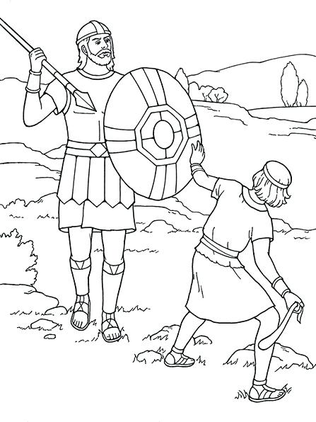 Goliath Coloring Page at GetColorings.com | Free printable colorings ...