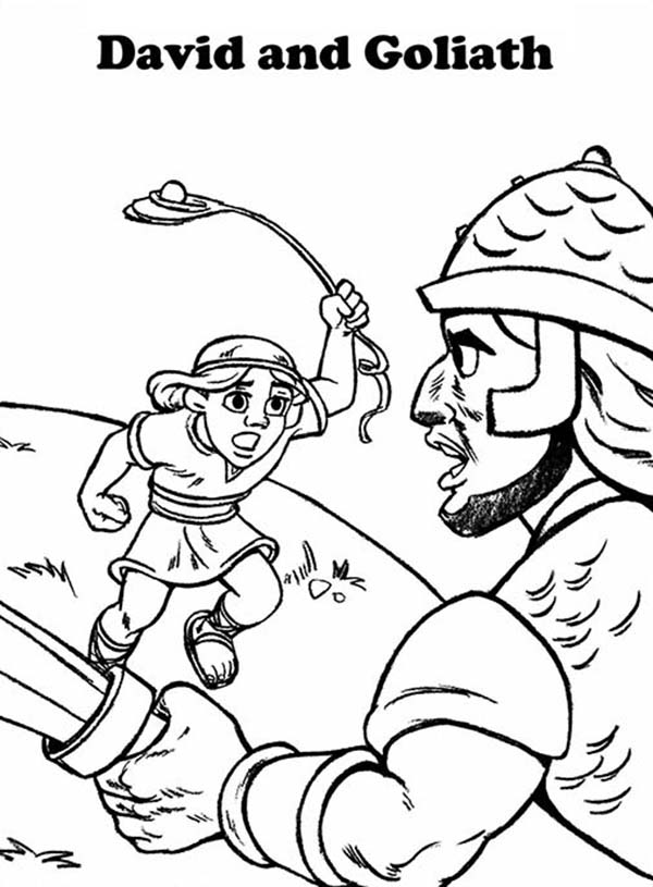 600x815 David And Goliath Coloring Page Good David And Goliath Coloring