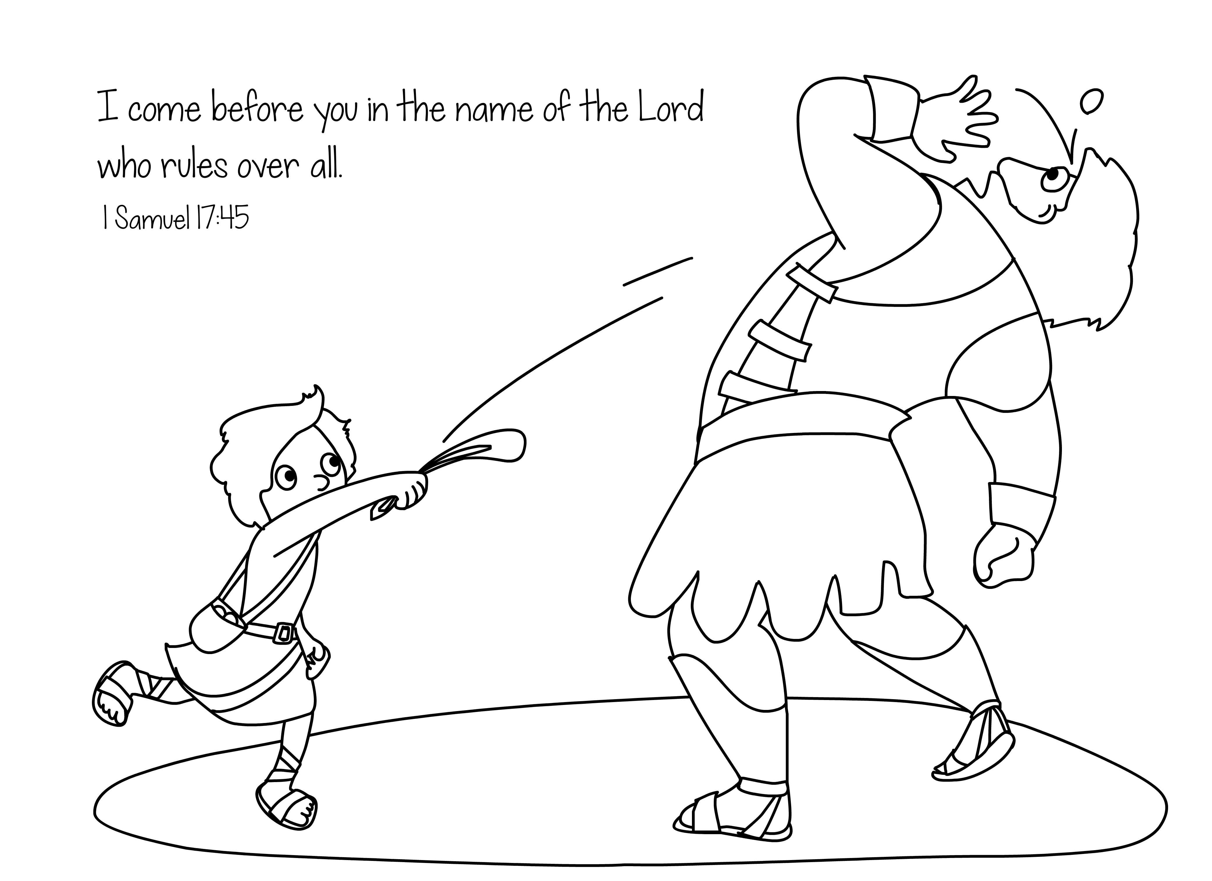 4167x3028 David And Goliath Coloring Page Freecolorngpages.co