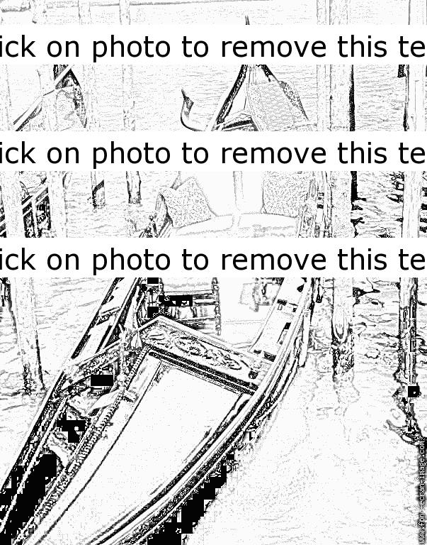 603x768 Venice Gondola Coloring Pages