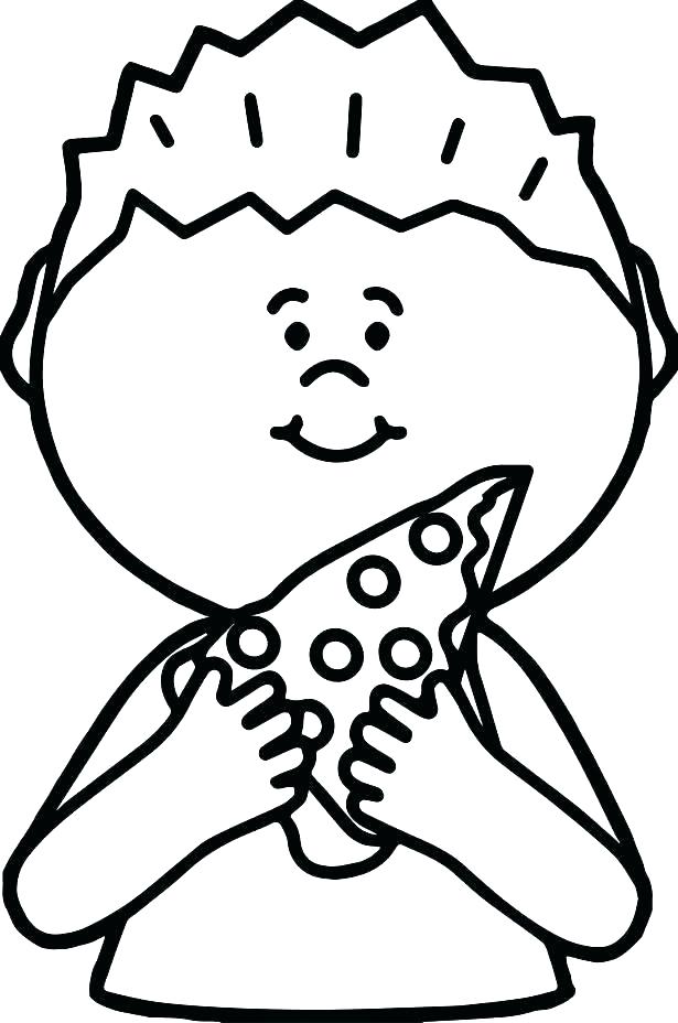 615x928 Pizza Hut Colouring Pages Coloring To Print Medium Size Of Good