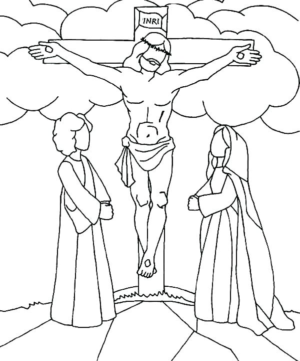 Jesus Resurrection Coloring Pages 600x720 Jesus Resurrection Coloring Pages