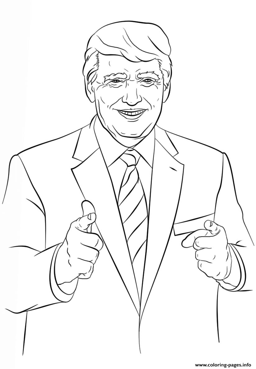 824x1186 Donald Trump All Good Coloring Pages Printable