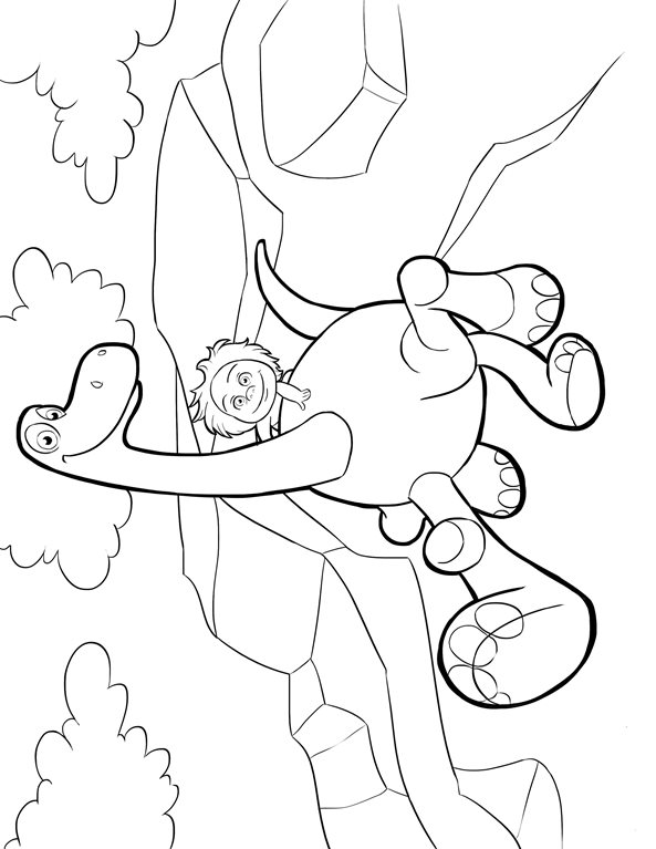 593x767 Kids N 25 Coloring Pages Of Good Dinosaur