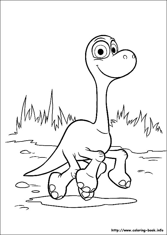 567x794 The Good Dinosaur Coloring Picture