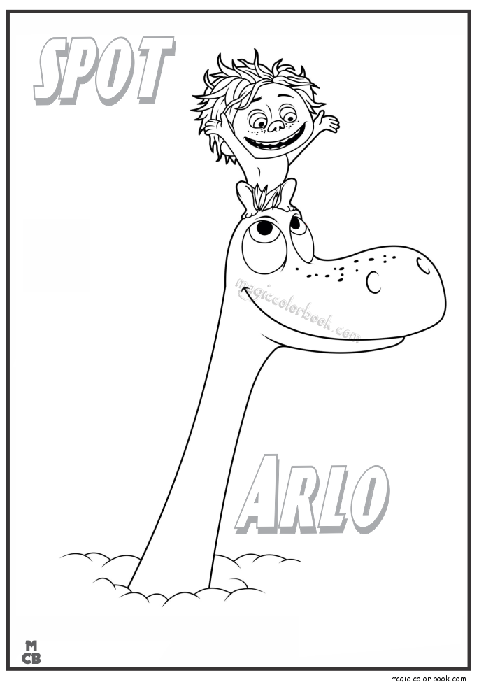 685x975 Good Dinosaur Coloring Pages Free Printable Spot Arlo