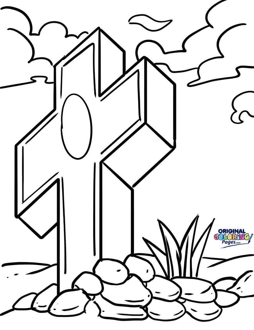 Good Friday Coloring Page Coloring Pages Original Coloring Pages 815x1056 Good Friday Coloring Page Coloring Pages Original Coloring Pages