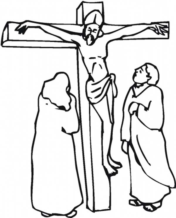 Good Friday Coloring Pages Jesus And His Student Batch Coloring 600x741 Good Friday Coloring Pages Jesus And His Student Batch Coloring