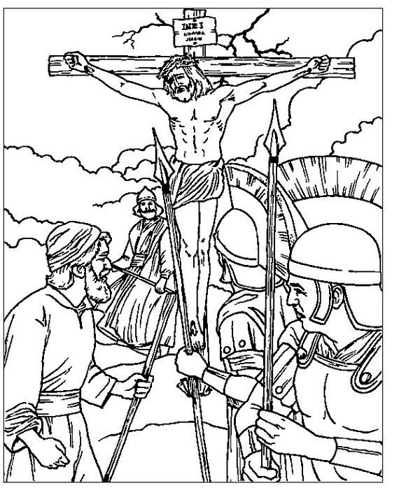 Good Friday Coloring Pages And Pintables For Kids Coloring Pages 570x698 Good Friday Coloring Pages And Pintables For Kids Coloring Pages