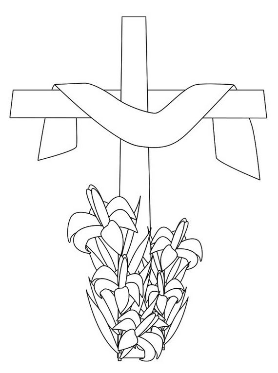 Good Friday Coloring Pages And Pintables For Kids 570x766 Good Friday Coloring Pages And Pintables For Kids
