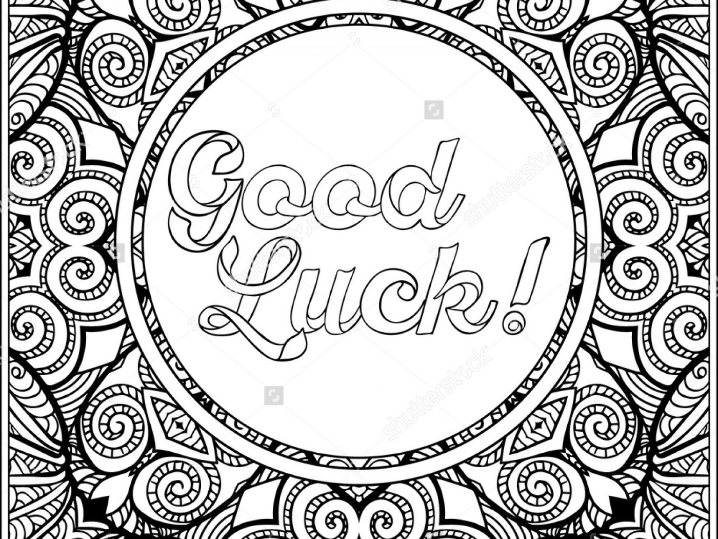 Good Luck Coloring Pages at GetColorings.com | Free printable colorings