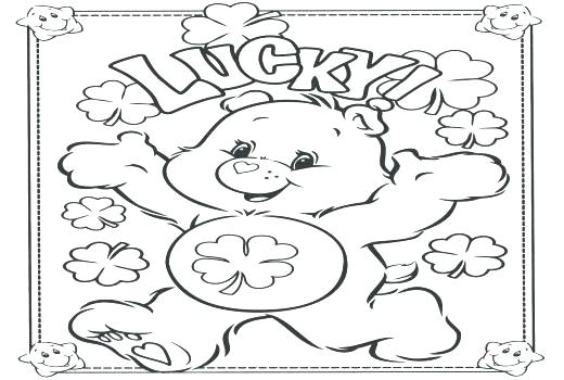 520x350 Good Luck Coloring Pages Good Luck Coloring Pages Care Bears