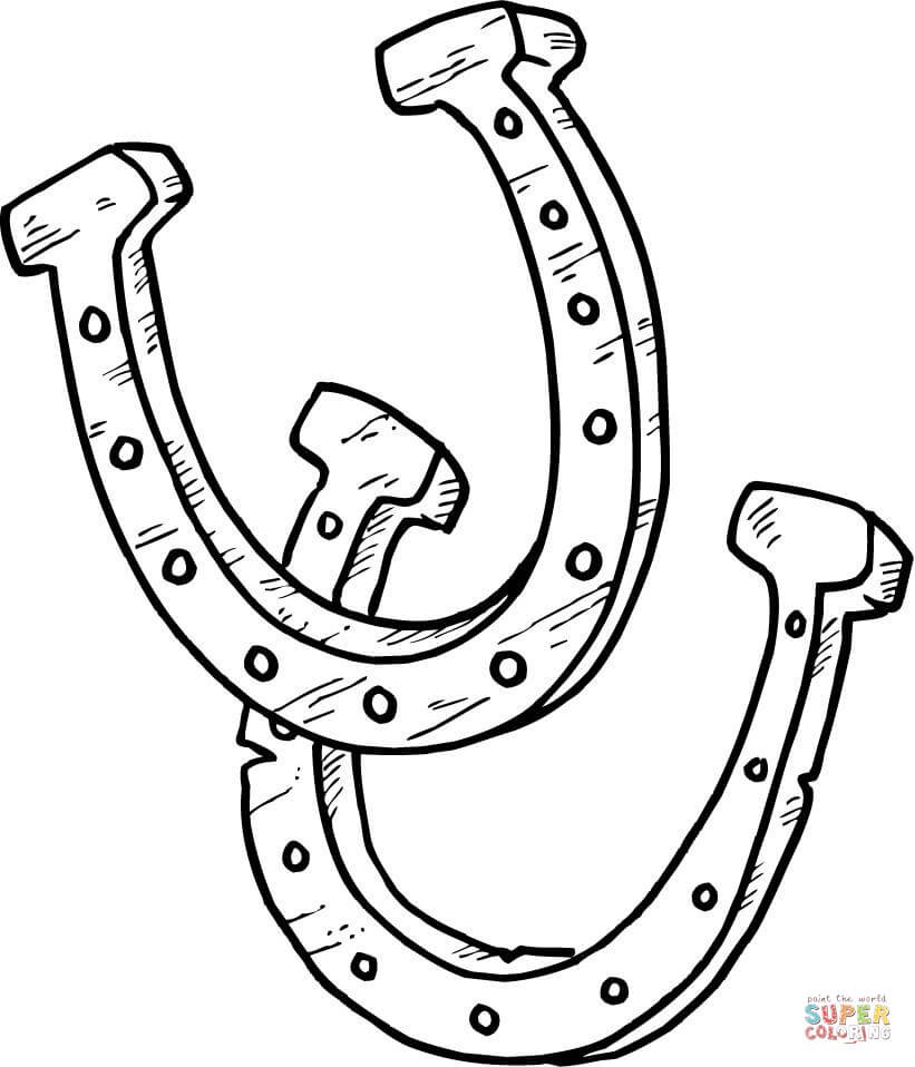 821x958 Horseshoe Coloring Pages New Horseshoes That Bring Good Luck