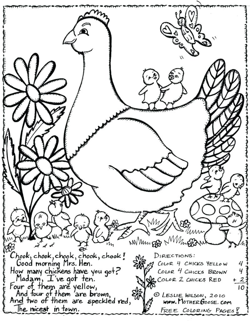 Helpful Little Red Hen Coloring Page Pages 799x1024 Helpful Little Red Hen Coloring Page Pages