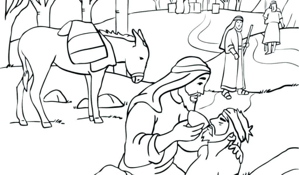1024x600 Good Samaritan Coloring Page The Good Coloring Page Also Good