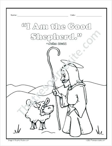 Good Shepherd Coloring Pages Free The Good Shepherd Coloring Pages 390x506 Good Shepherd Coloring Pages Free The Good Shepherd Coloring Pages