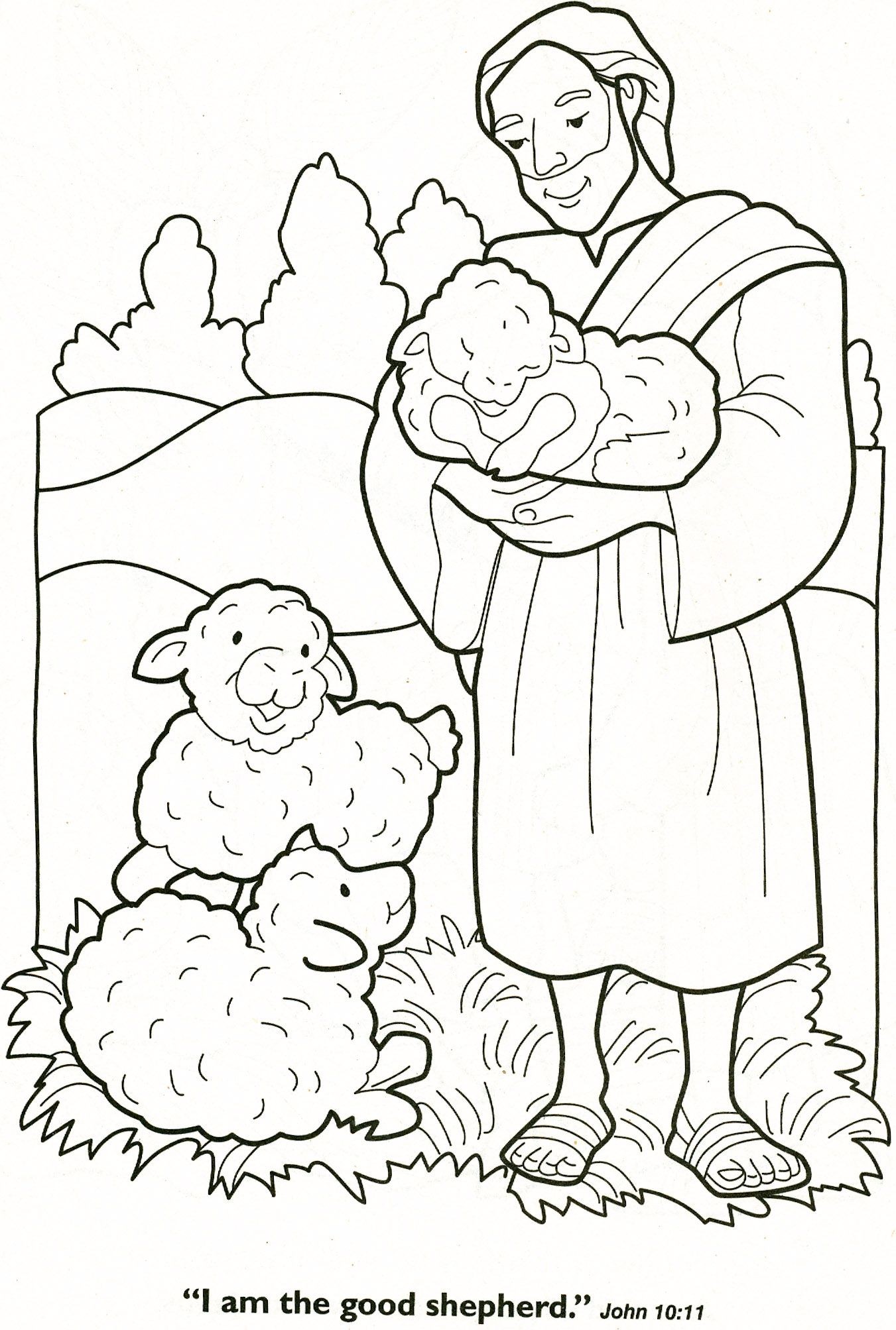 Coloring Page Jesus Shepherd Best Of Sheep I Am The Good Shepherd 1351x2007 Coloring Page Jesus Shepherd Best Of Sheep I Am The Good Shepherd