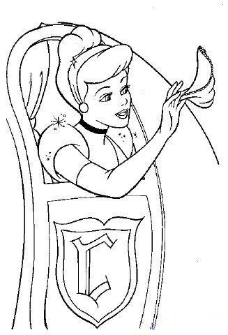 Cinderella Saying Goodbye Coloring Page Cinderella Pages 327x480 Cinderella Saying Goodbye Coloring Page Cinderella Pages