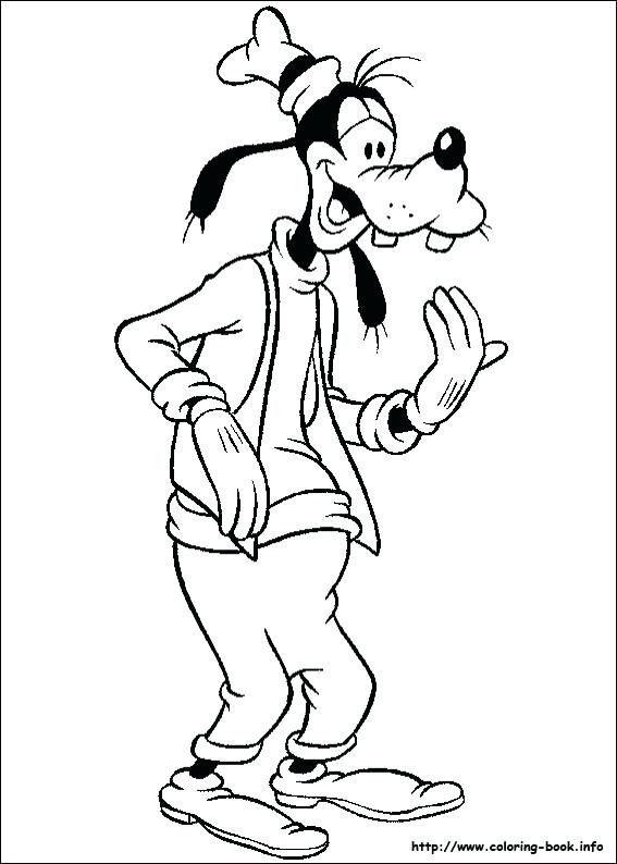 Disney Goofy Christmas Coloring Pages 567x794 Disney Goofy Christmas Coloring Pages