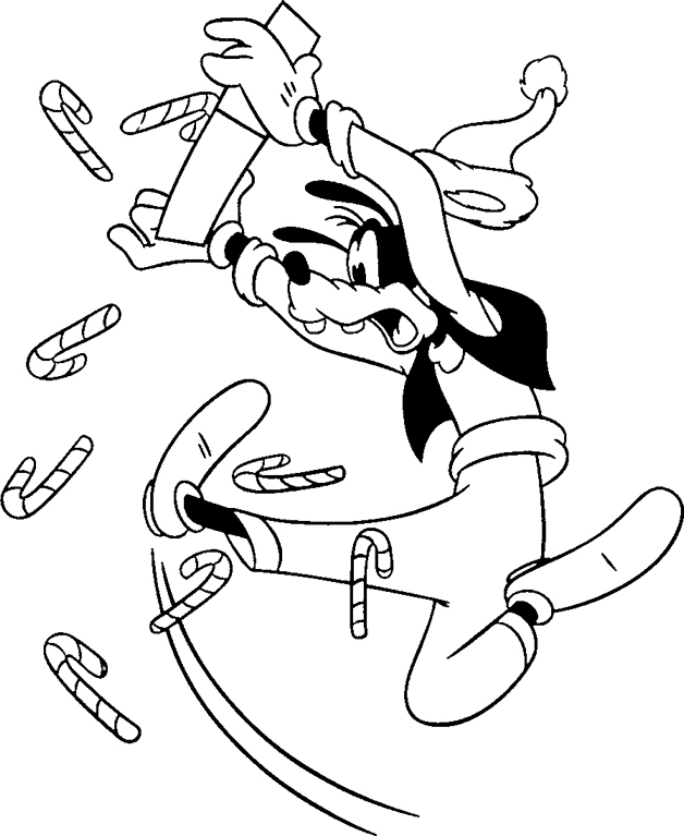 Goofy Coloring Pages For Christmas 628x767 Goofy Coloring Pages For Christmas
