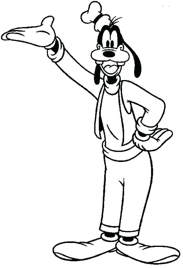 Disney Goofy Coloring Pages 600x877 Disney Goofy Coloring Pages