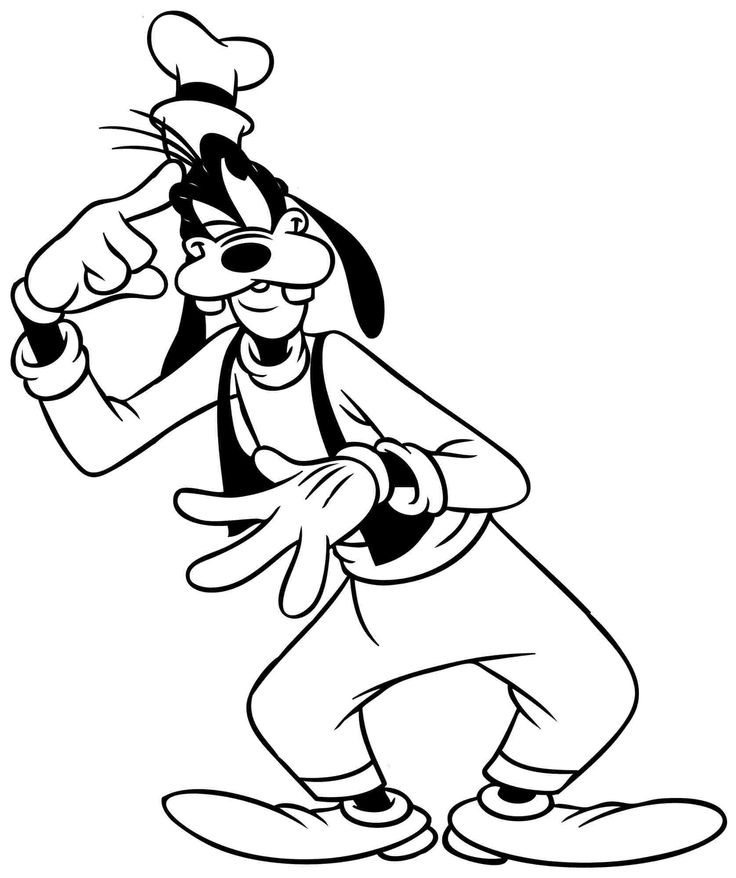 43 Best Goofy Coloring Pages Images On Adult Coloring 736x878 43 Best Goofy Coloring Pages Images On Adult Coloring