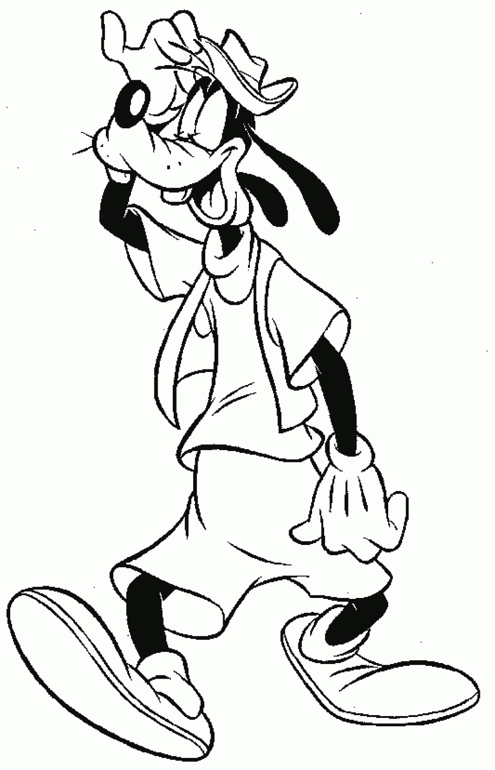 Free Printable Goofy Coloring Pages For Kids 1020x1584 Free Printable Goofy Coloring Pages For Kids