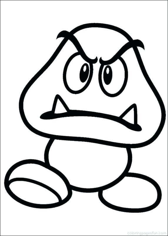 Goomba Coloring Page at GetColorings.com | Free printable colorings ...