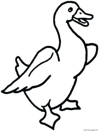 378x500 Goose Animal Coloring Pages Goose Coloring Page Coloring Activity