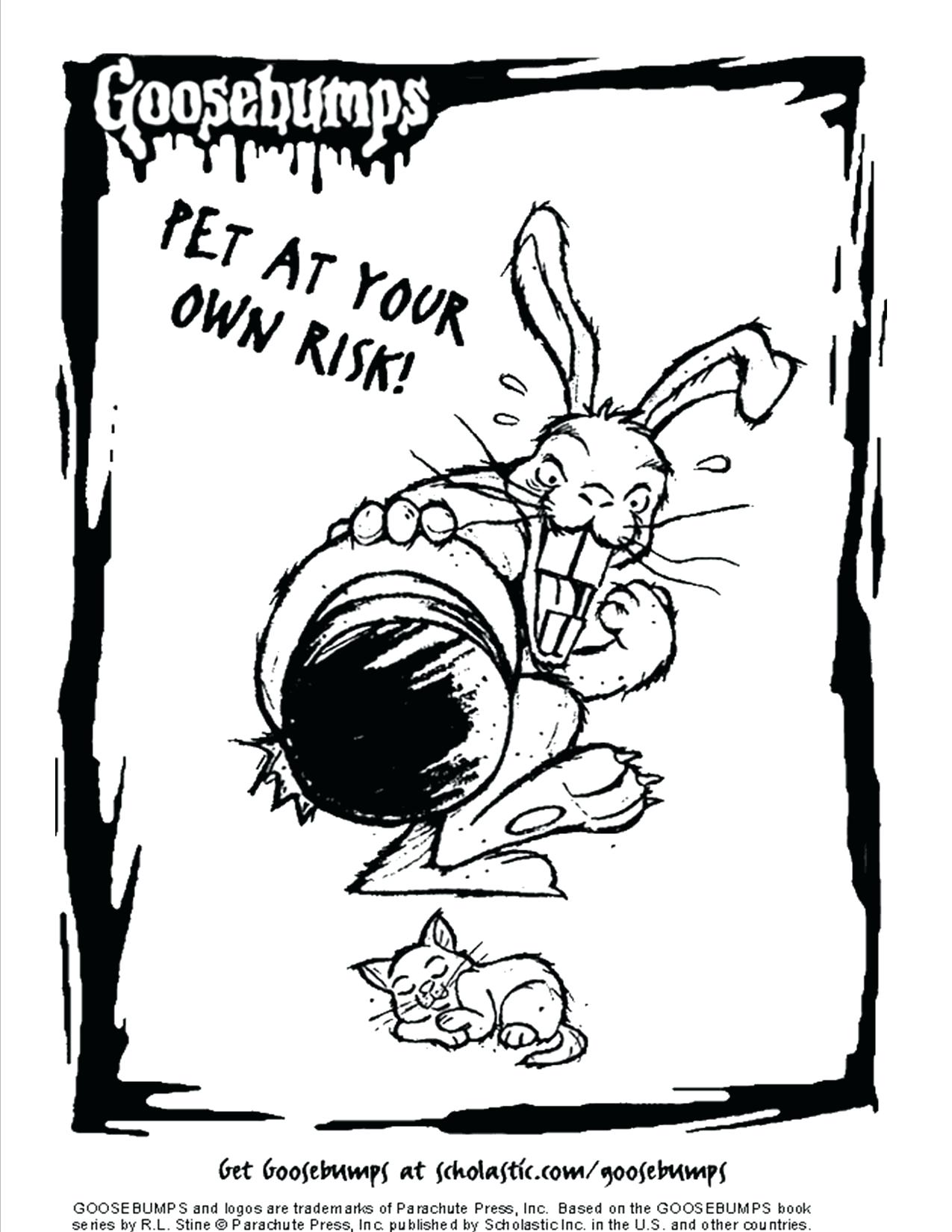 Goosebumps Coloring Pages 1275x1650 Goosebumps Coloring Pages