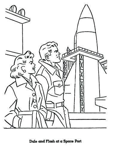 378x500 Flash Gordon Coloring Pages Vintage Coloring Paint Books Pool