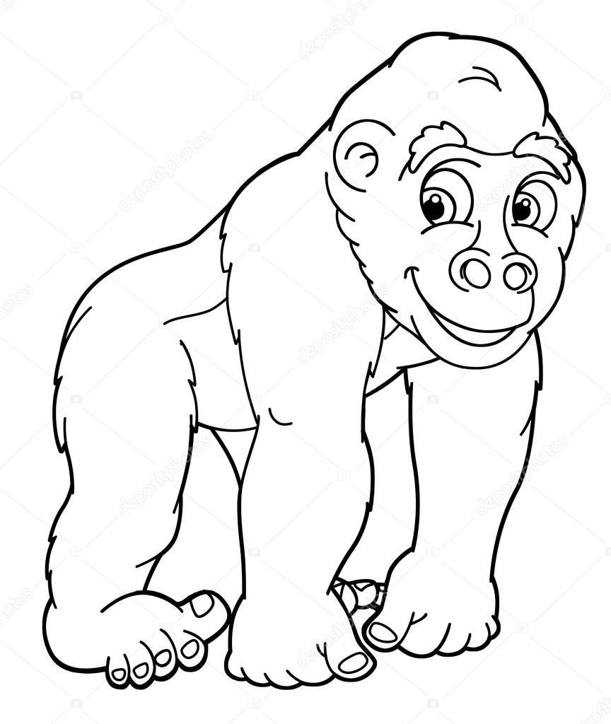 864x1024 25 Gorilla Coloring Pages Images Free Coloring Pages