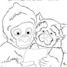 220x220 Snowflake, The White Gorilla Coloring Pages